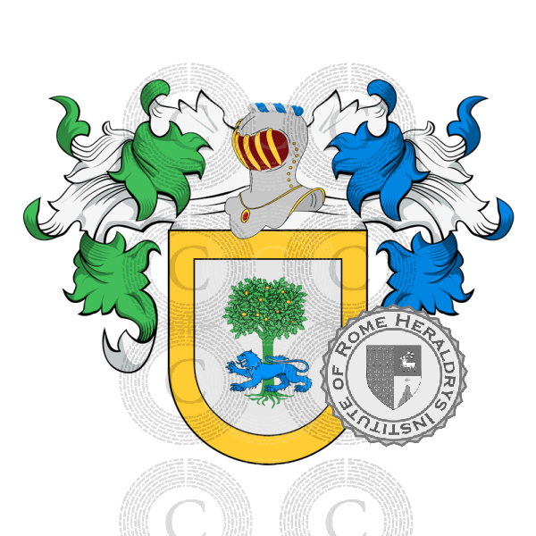 Coat of arms of family Castaño