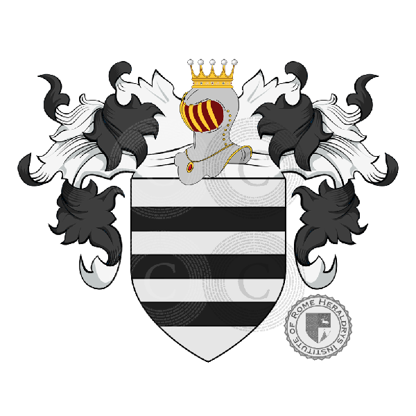 Wappen der Familie De Rossi