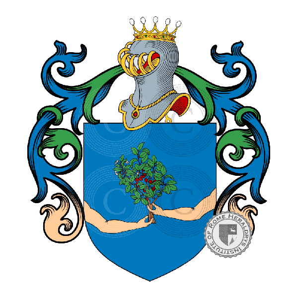 Coat of arms of family Cerasa