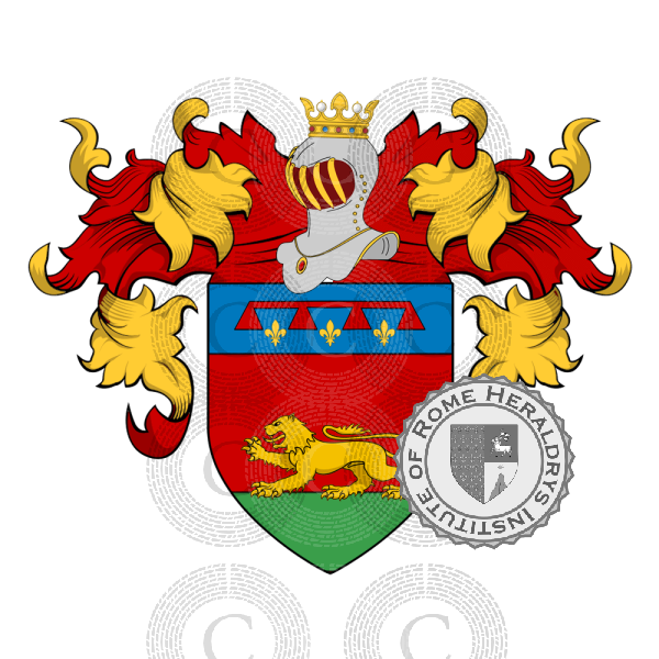 Escudo de la familia Mangianti