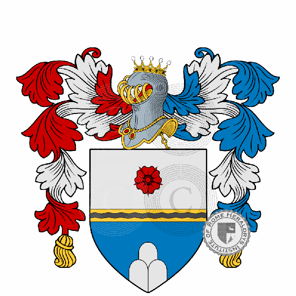 Coat of arms of family Sasso