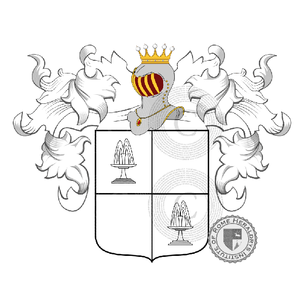 Escudo de la familia Sassi, Dal Monaco o dal Sasso