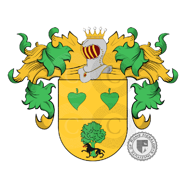 Coat of arms of family Mino