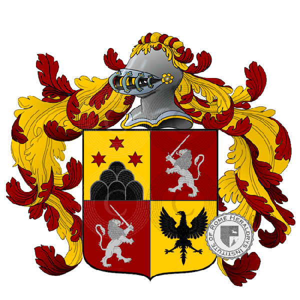 Wappen der Familie Negri di Montenegro