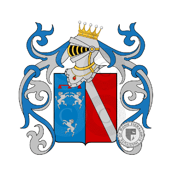 Coat of arms of family Orlandini del Beccuto