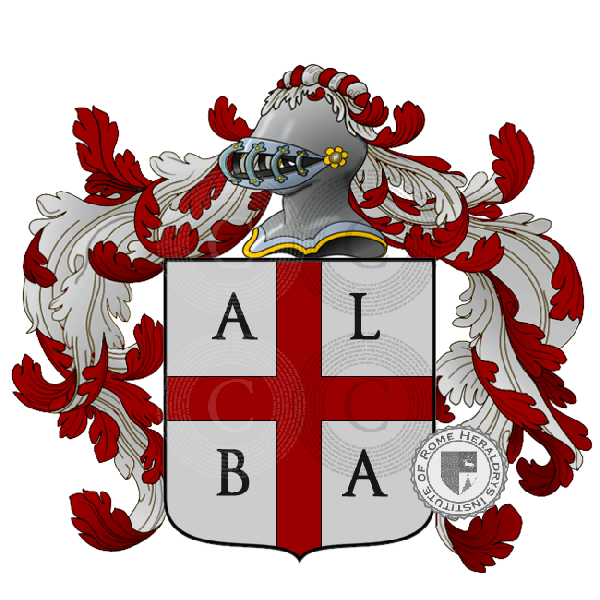 Brasão da família Alba (Città)