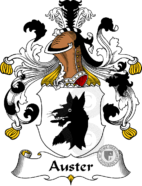 Coat of arms of family Auster