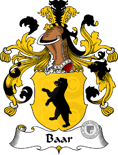 Coat of arms of family Baar