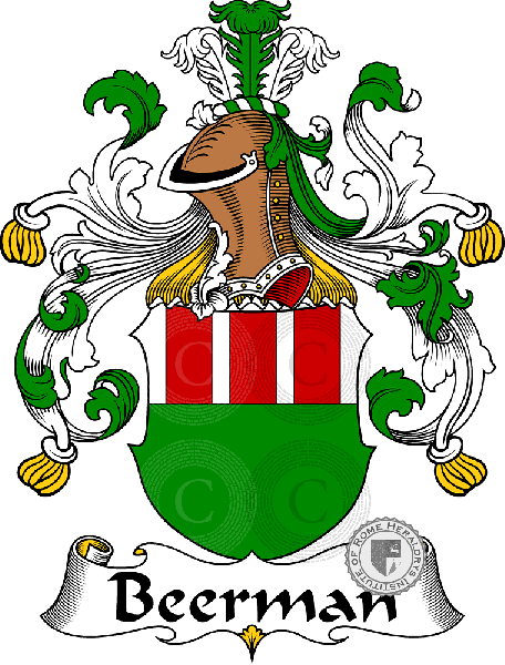 Coat of arms of family Beerman