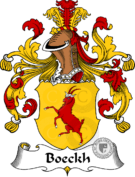 Coat of arms of family Boeckh