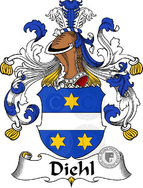 Coat of arms of family Diehl