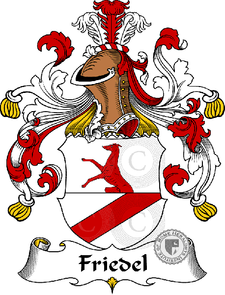 Coat of arms of family Friedel