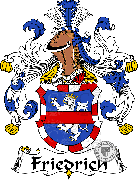 Coat of arms of family Friedrich