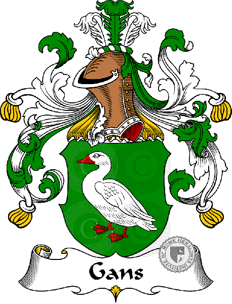 Coat of arms of family Gans
