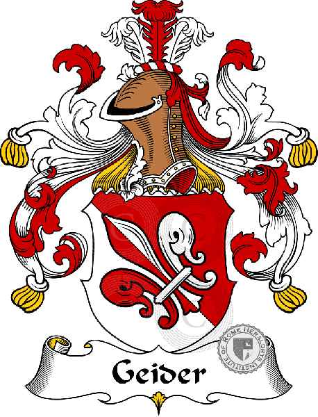 Coat of arms of family Geider