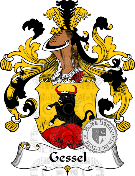 Coat of arms of family Gessel