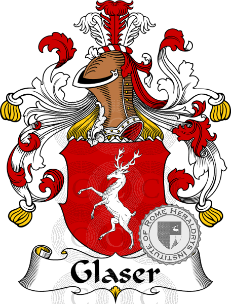 Coat of arms of family Glaser