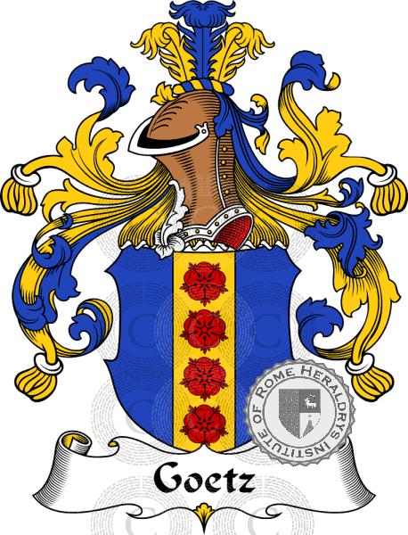 Coat of arms of family Goetz