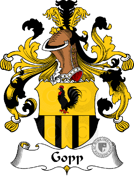 Coat of arms of family Gopp