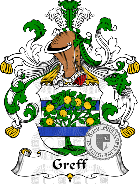 Coat of arms of family Greff