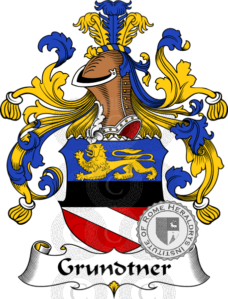 Coat of arms of family Grundtner