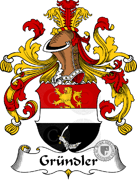 Coat of arms of family Gründler