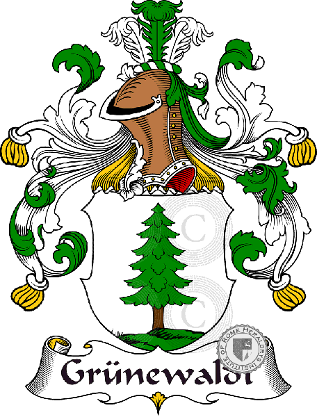 Wappen der Familie Grünewaldt