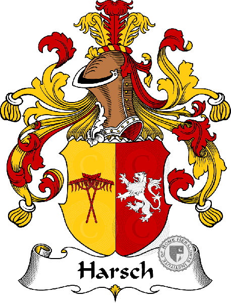 Coat of arms of family Harsch