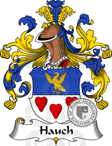 Coat of arms of family Hauch