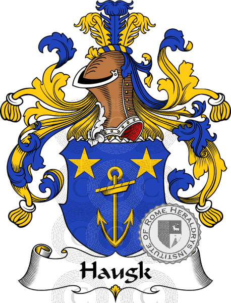 Coat of arms of family Haugk