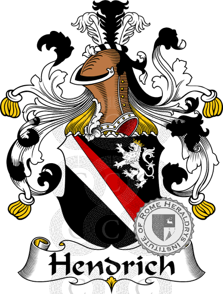 Coat of arms of family Hendrich