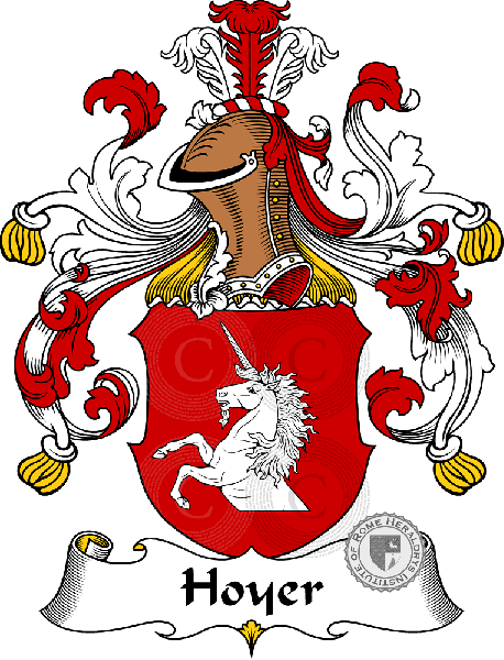 Coat of arms of family Hoyer