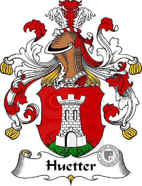 Coat of arms of family Huetter