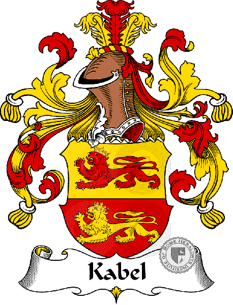 Coat of arms of family Kabel