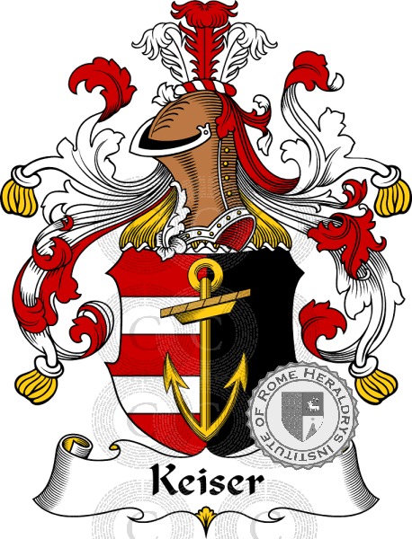 Coat of arms of family Keiser