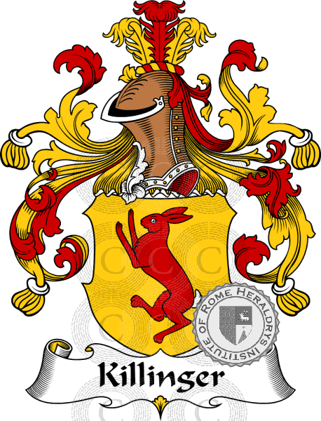 Coat of arms of family Killinger