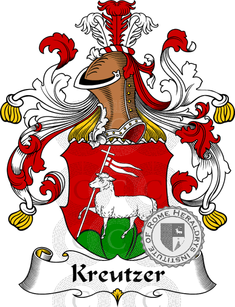 Coat of arms of family Kreutzer