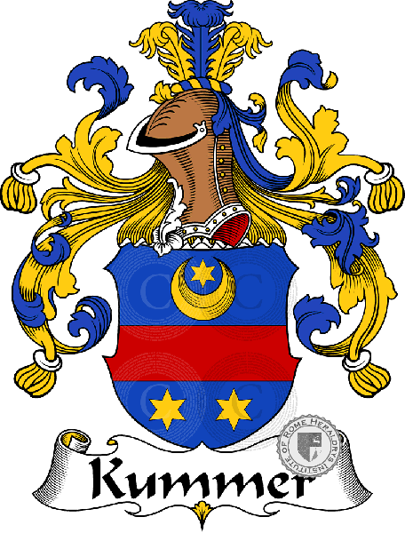 Coat of arms of family Kummer