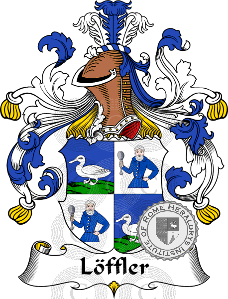 Coat of arms of family Löffler