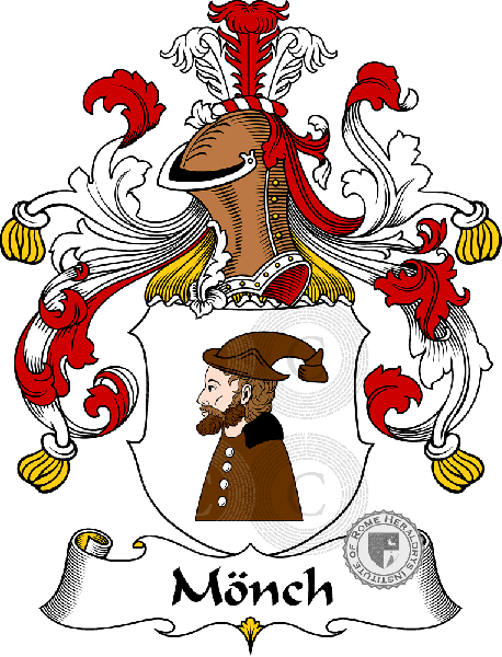 Coat of arms of family Mönch