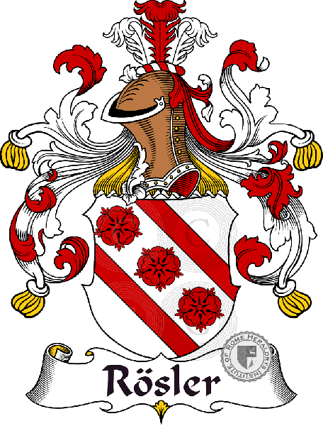 Coat of arms of family Rösler