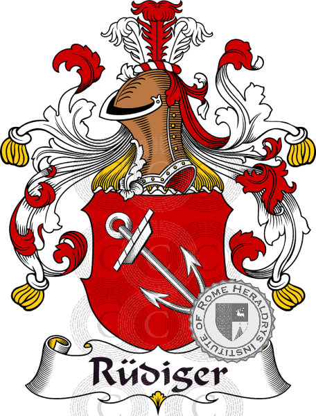 Coat of arms of family Rüdiger