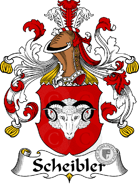 Coat of arms of family Scheibler