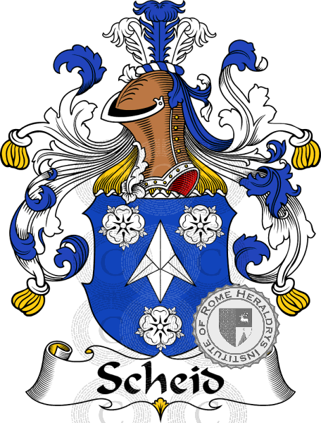 Coat of arms of family Scheid