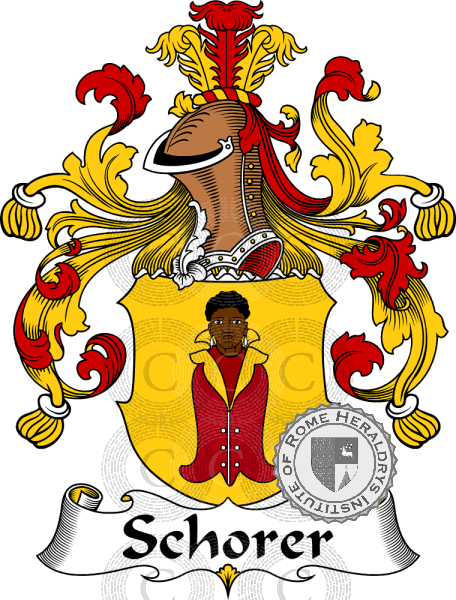 Coat of arms of family Schorer