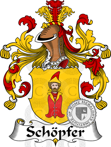 Coat of arms of family Schöpfer