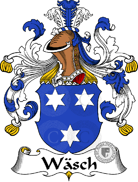 Coat of arms of family Wäsch