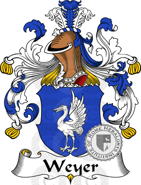 Coat of arms of family Weyer