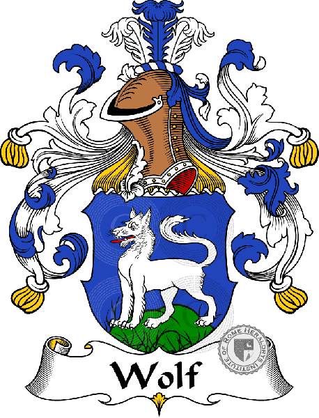 Coat of arms of family Wolf
