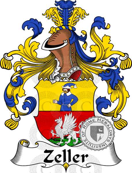 Coat of arms of family Zeller